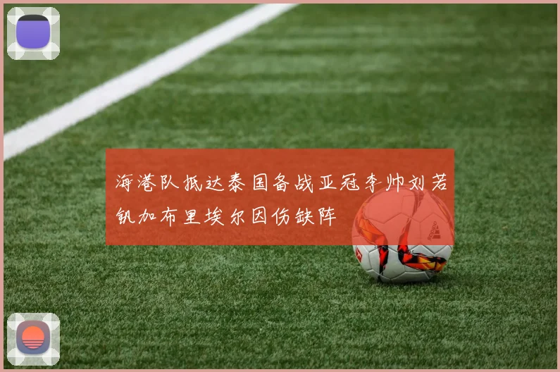 海港队抵达泰国备战亚冠李帅刘若钒加布里埃尔因伤缺阵