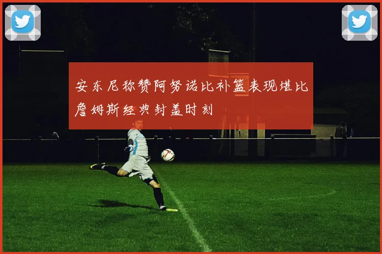 安东尼称赞阿努诺比补篮表现堪比詹姆斯经典封盖时刻